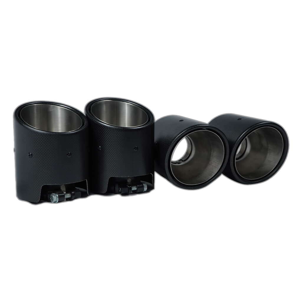 ARD 152496 Exhaust tips for NISSAN R35 GT-R, Z34 370Z (dry carbon) Photo-0