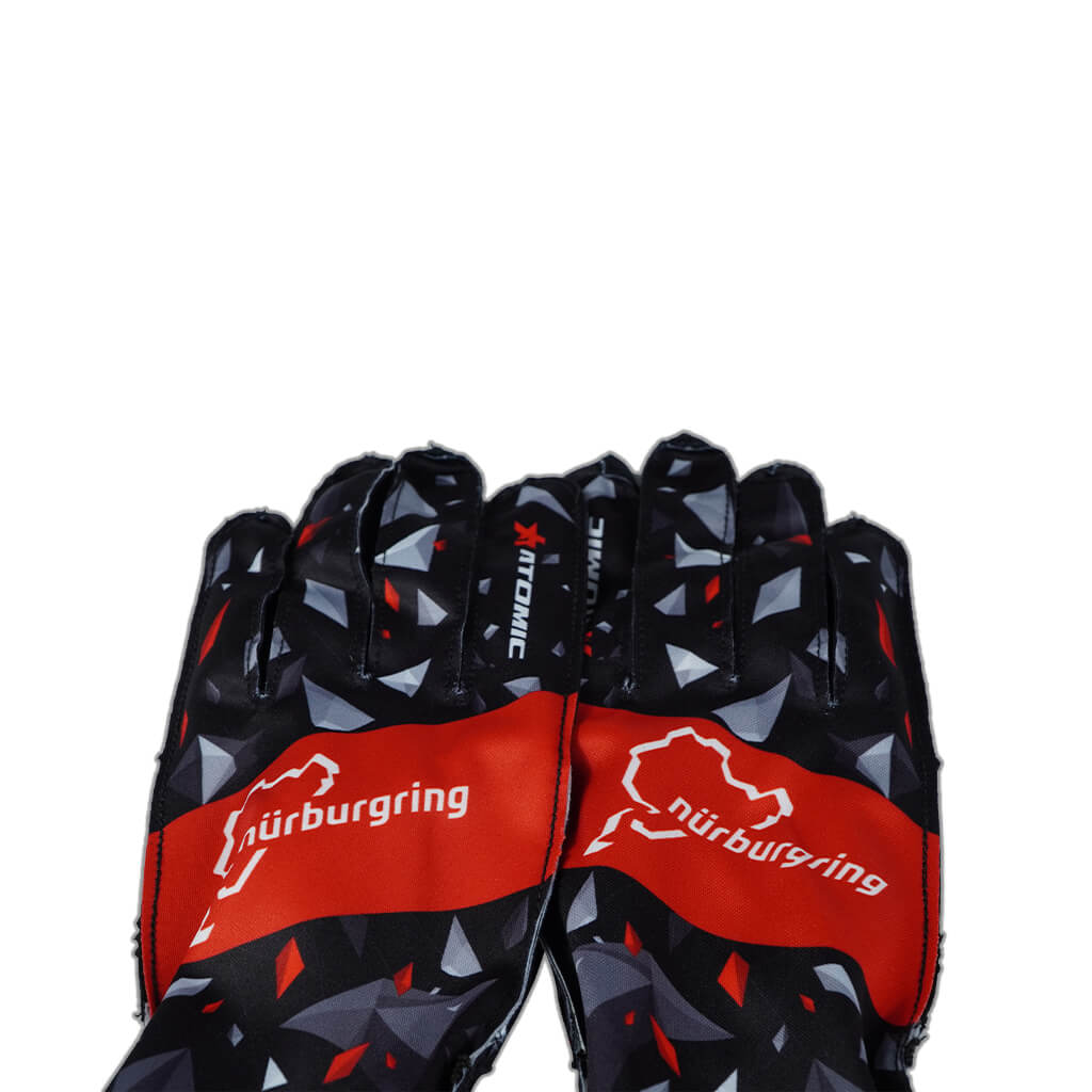 ATOMIC AT-NBRKTGLOVES-M Karting Gloves NÜRBURGRING EDITION, size M (Officially Licensed Nürburgring Product) Photo-2