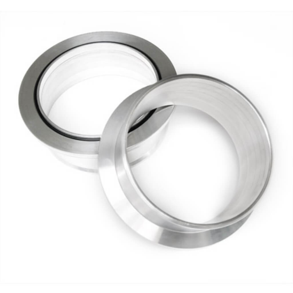 ATP TURBO ATP-FLS-055 V-Band Flange 3.5" & Clamp Set for Compressor Outlet GARRETT GT42 / GTX42 / GT45 / GTX45 / GT47 / GTX47 / GTX50 / GTX55 Photo-1