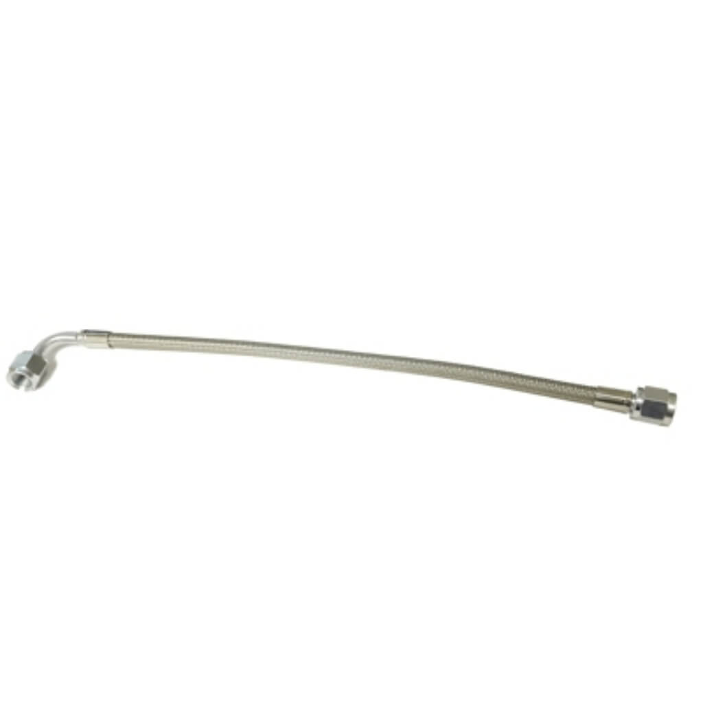 ATP TURBO ATP-OIL-033 Oil Feed Line -4 AN, Stainless Steel Braided, 1-Foot Length Photo-0