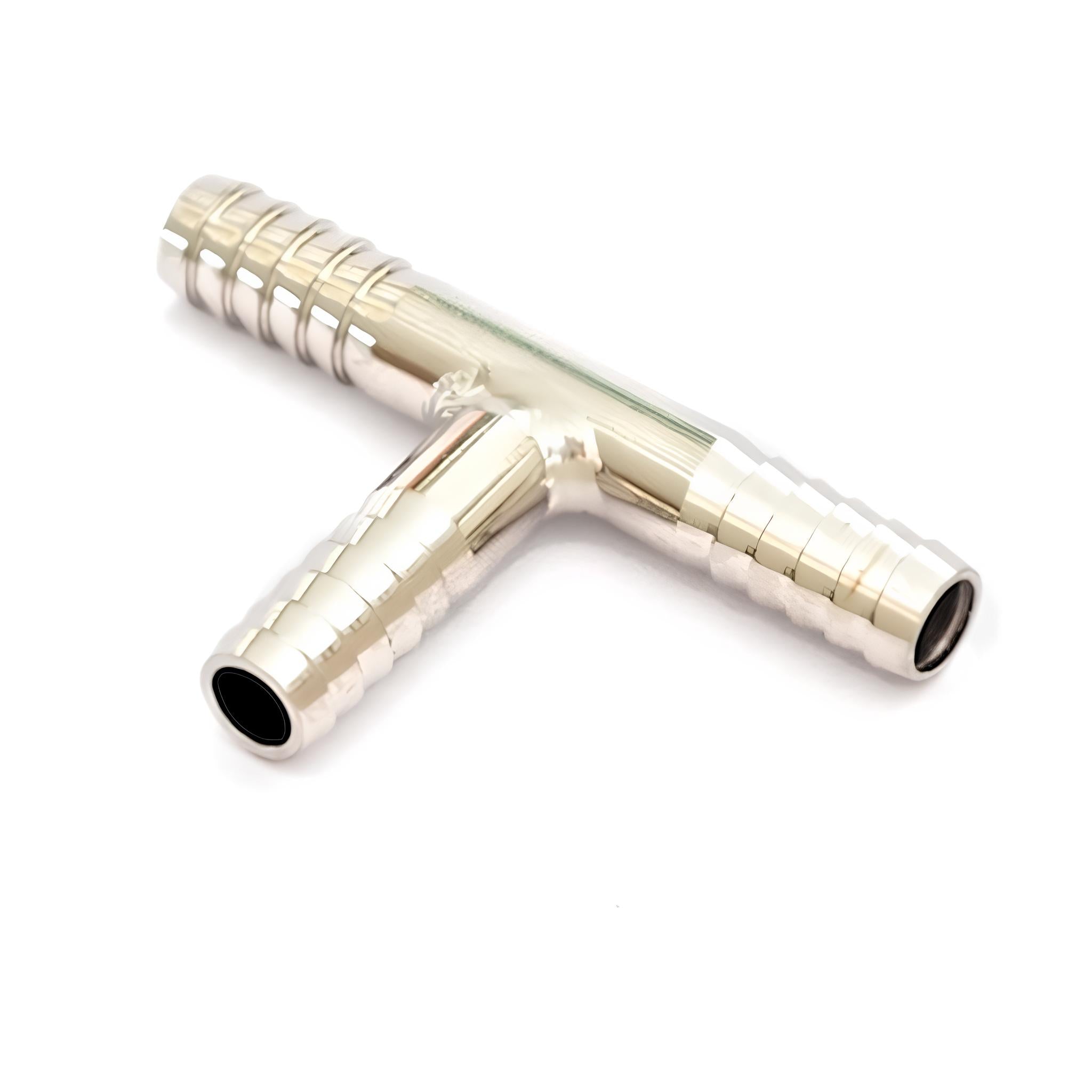ATP TURBO MIA-VCM-002 Hose Tee 3 Way 1/4 inch, Stainless Steel Photo-0