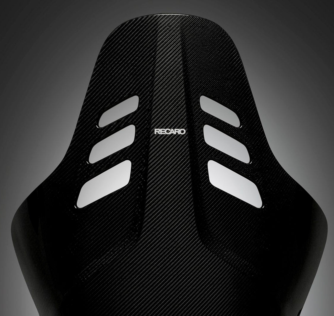 RECARO 078.02.1B21 Race Seat Podium CF Left Side (ABE / FIA 8855-1999) Black Velour, Size L Photo-1