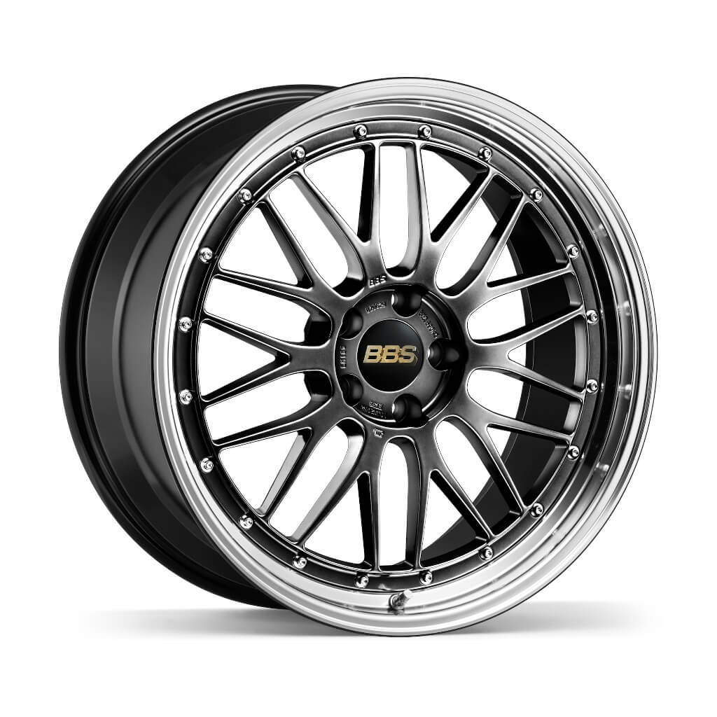 BBS LM409DB-BKBD LM Forged aluminum 2-piece wheel 21x9 ET22 5x112 PFS Diamond Black disk and Black Bright Diamond-cut rim (DB-BKBD) Photo-0