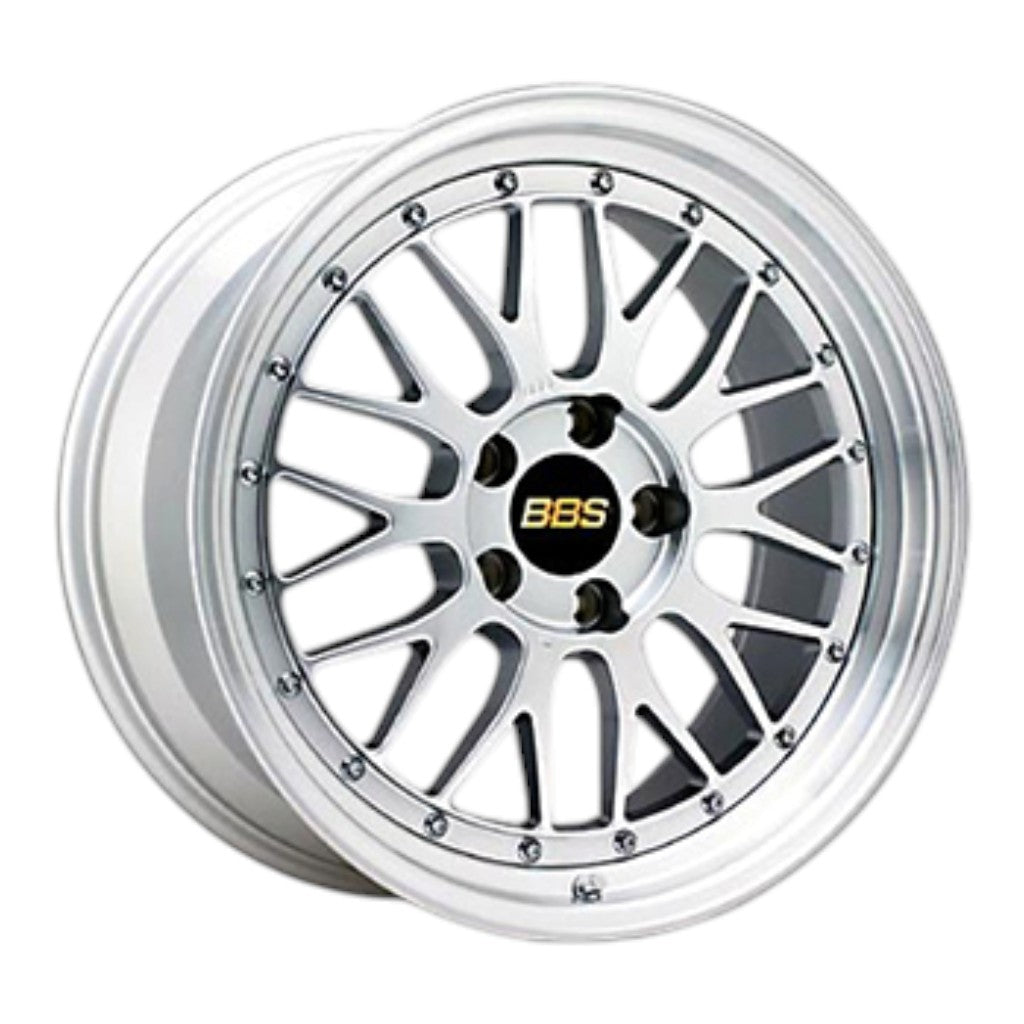 BBS LM554DS-SLD Forged Aluminum 2-Piece Wheel LM LM554 R18×10 ET25 / 5x120 PFS, Diamond Silver Disk and Silver Diamond-Cut Rim (DS-SLD) Photo-0