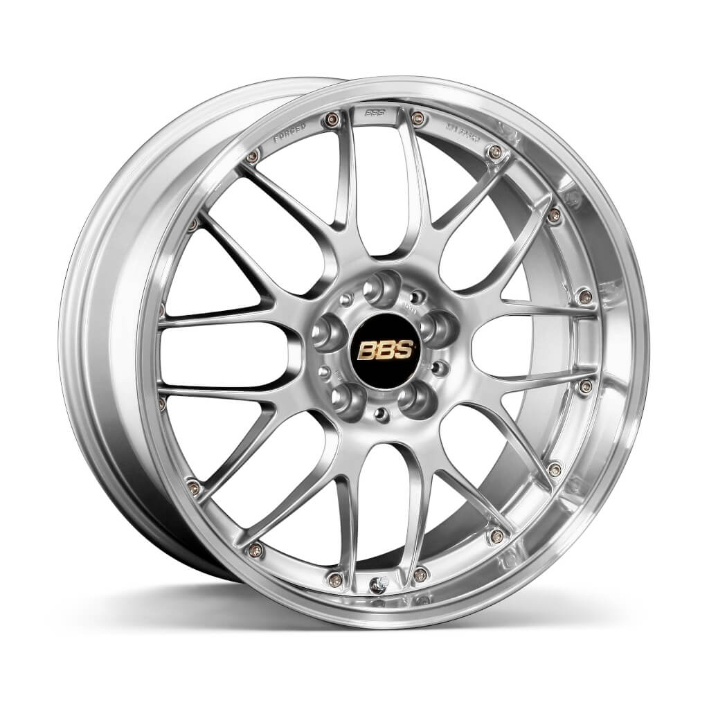 BBS RS932DS-SLD RS-GT Forged aluminum 2-piece wheel 18x7.5 ET50 5x114.3 PFS Diamond Silver disk and Silver Diamond-cut rim (DS-SLD) Photo-0