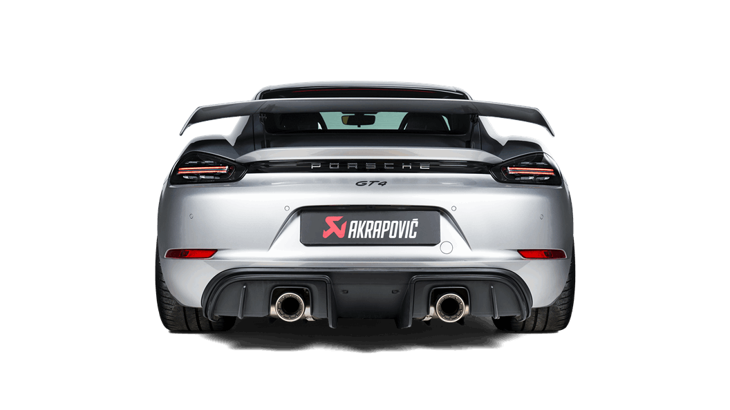 AKRAPOVIC TP-T/S/27 Tail Pipe Set (Titanium) for PORSCHE 718 Cayman GTS 4.0 / Boxster GTS 4.0 2020-2024 Photo-2