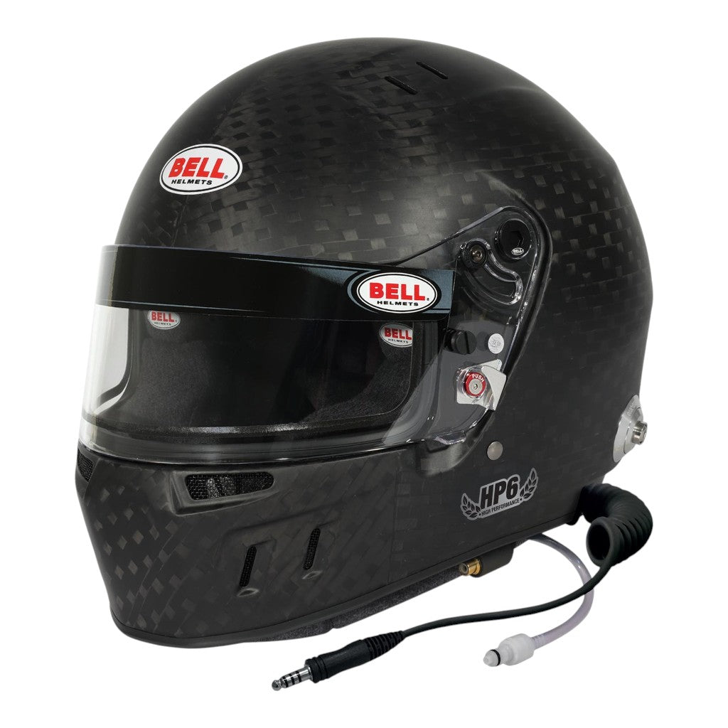 BELL 1140186 Full-Face Helmet HP6 EVO-II RD HANS, Black, FIA8860-2018, Size 57 Photo-0