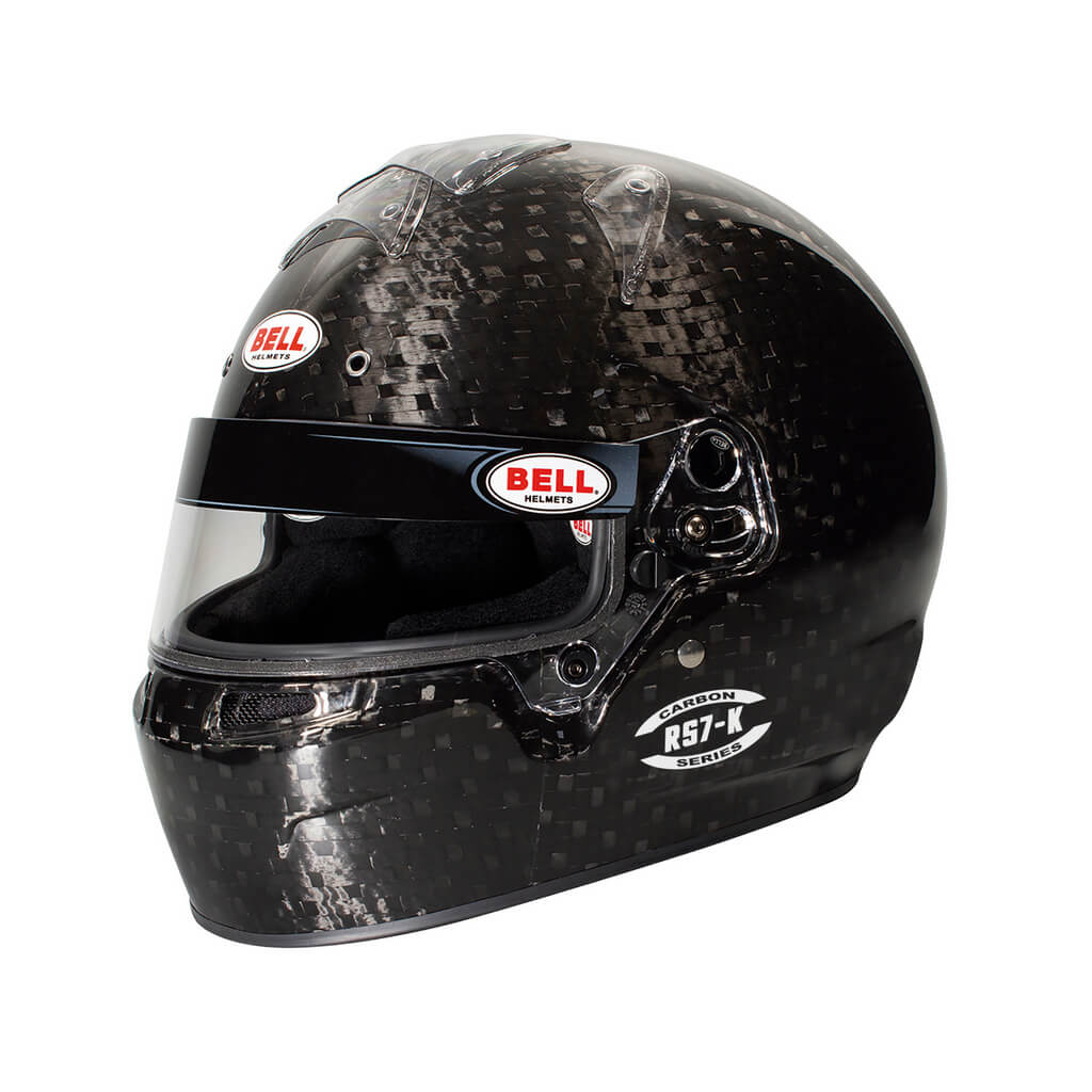 BELL 5204L24 Karting Helmet RS7-K Carbon (Orange Interior), FIA 8878-2024 / K2020, Size 57 Photo-0