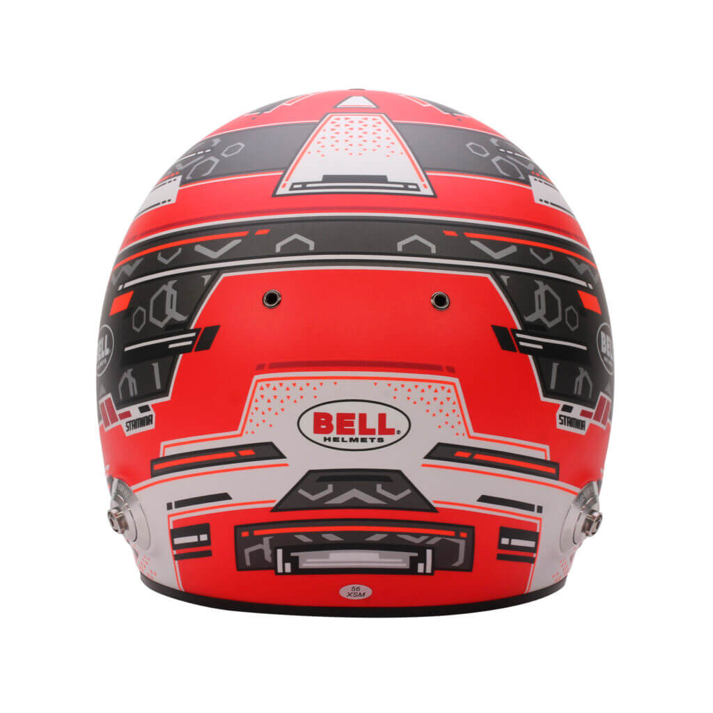 BELL 1310B77 Full-Face Helmet RS7 Pro Stamina HANS, Anthracite / Red, FIA 8859-2024 / SA2020, Size 60 (7 1/2) Photo-1