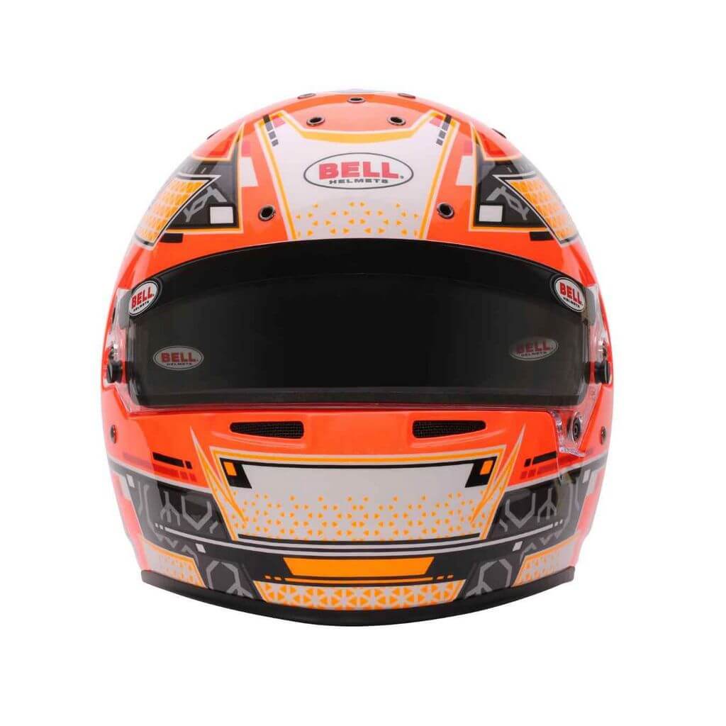 BELL 1310B91 Karting Helmet RS7-K Stamina, Anthracite / Orange, FIA 8878-2024 / K2020, Size S (57 -58) Photo-3