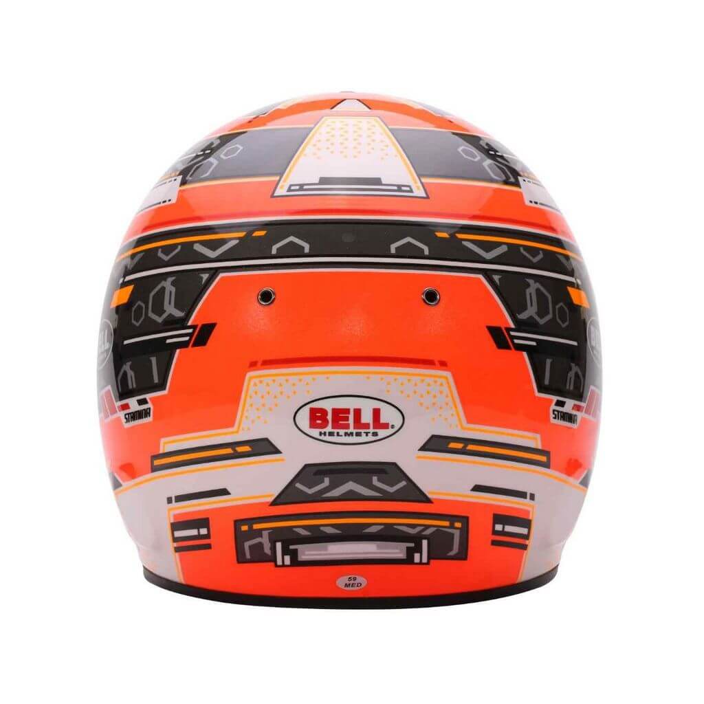 BELL 1310B92 Karting Helmet RS7-K Stamina, Anthracite / Orange, FIA 8878-2024 / K2020, Size M (58-59) Photo-2