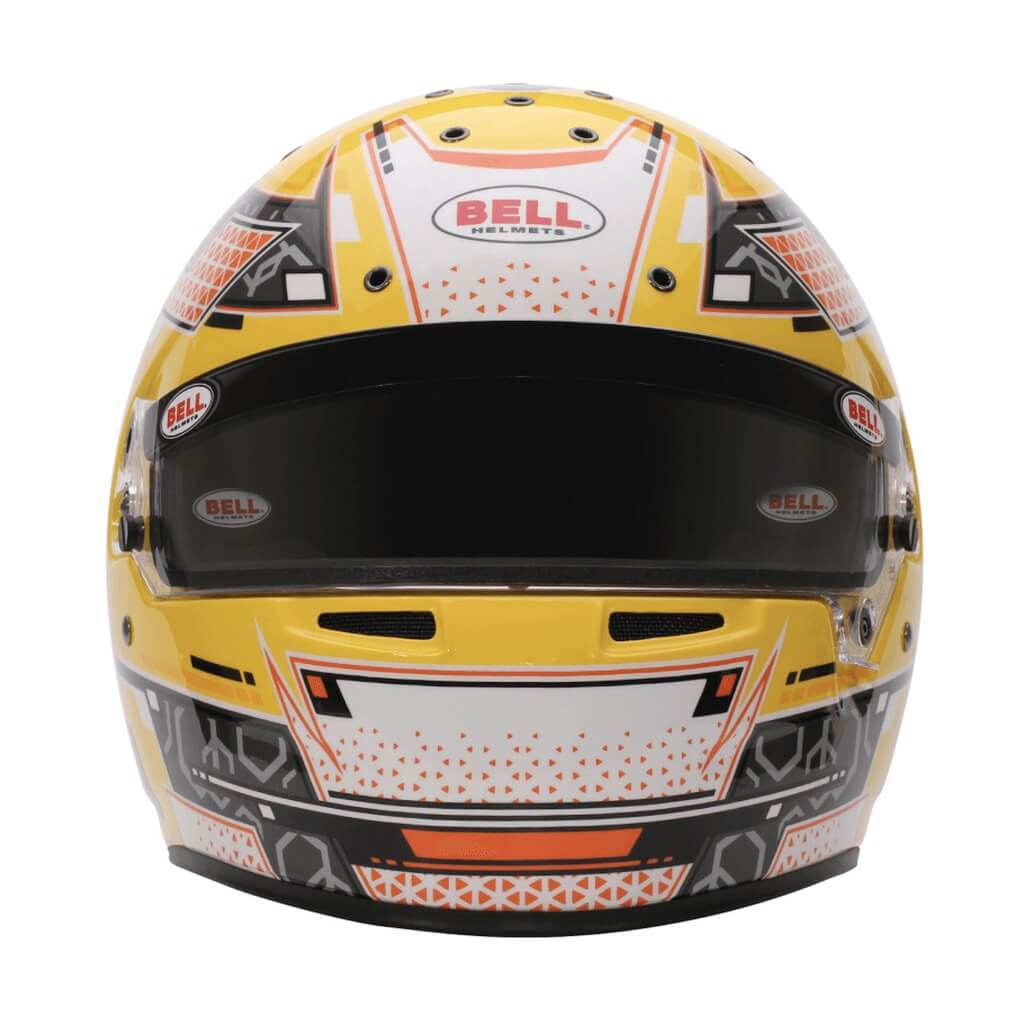 BELL 1310C04 Karting Helmet RS7-K Stamina, Anthracite / Yellow, FIA 8878-2024 / K2020, Size XL (61-61+) Photo-2