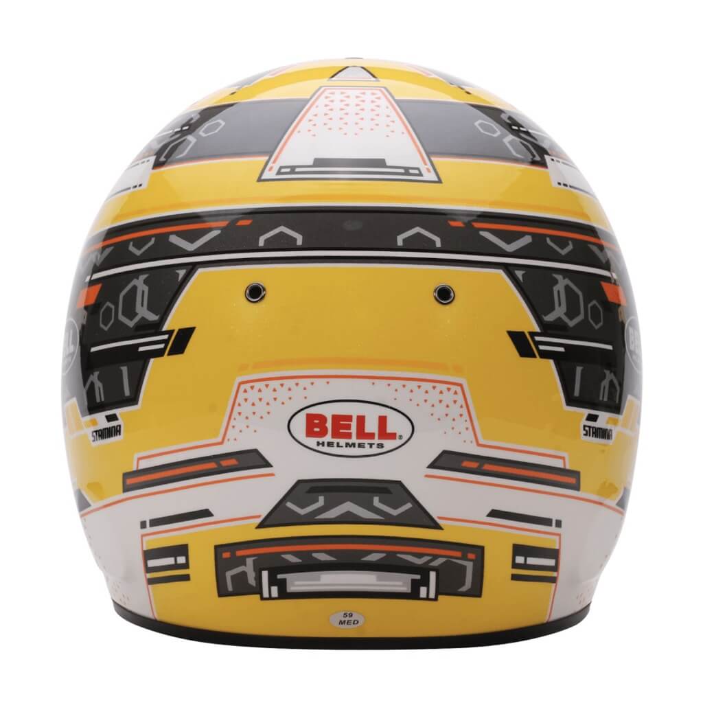 BELL 1310C01 Karting Helmet RS7-K Stamina, Anthracite / Yellow, FIA 8878-2024 / K2020, Size S (57 -58) Photo-3