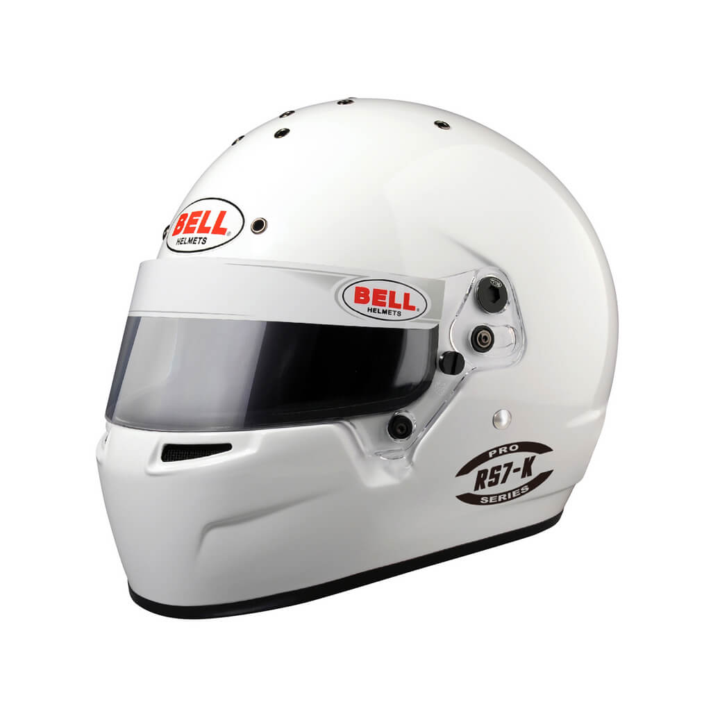 BELL 1310C14 Karting Helmet RS7-K, White, FIA 8878-2024 / K2020, Size XL (61-61+) Photo-0