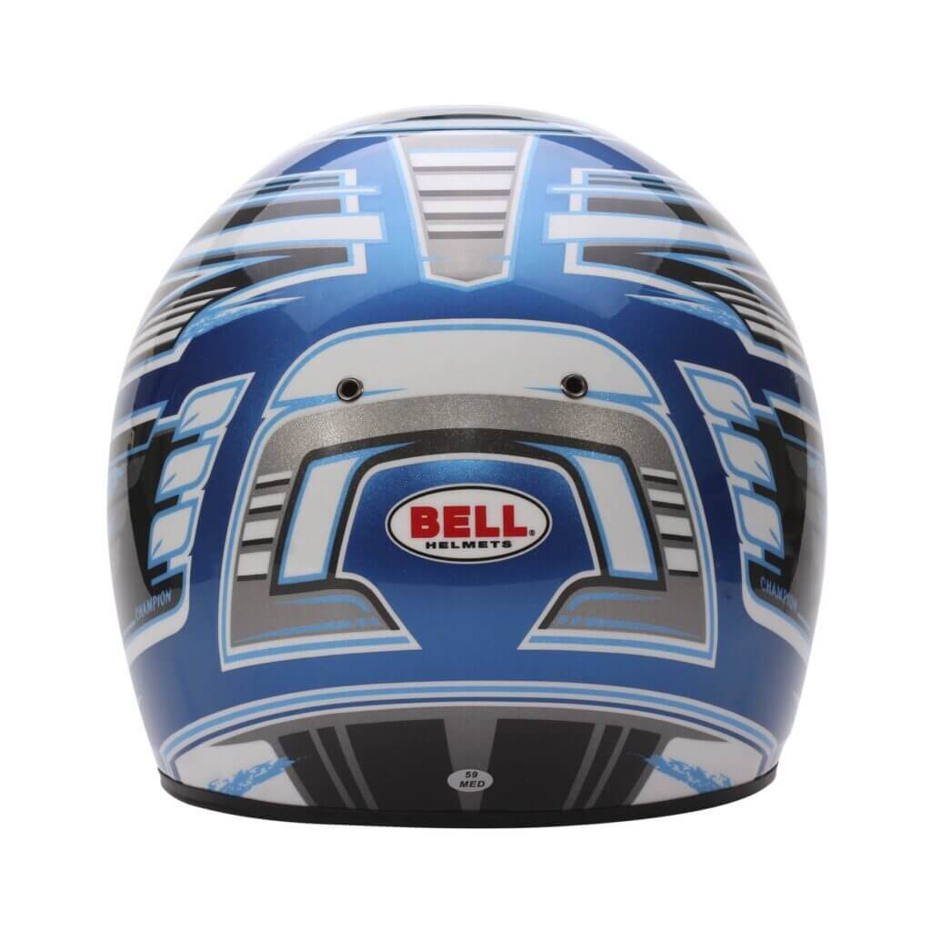 BELL 1311172 Karting Helmet KC7-CMR Champion, Anthracite / Blue, CMR2016, Size 55 (6 7/8) Photo-2