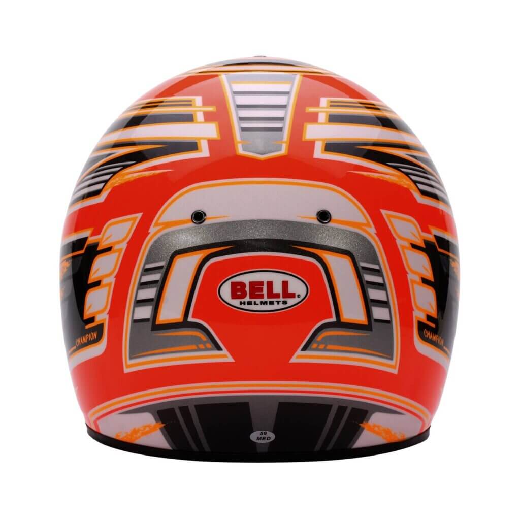 BELL 1311195 Karting Helmet KC7-CMR Champion, Anthracite / Orange, CMR2016, Size 58 (7 1/4) Photo-2