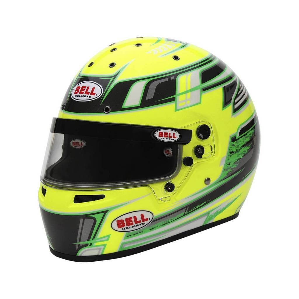 BELL 1311201 Karting Helmet KC7-CMR Champion, Anthracite / Yellow, CMR2016, Size 54 (6 3/4) Photo-0