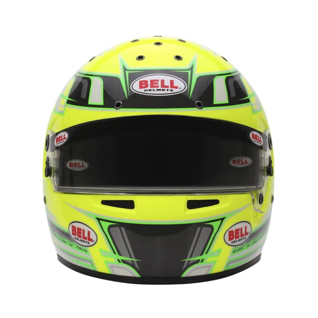 BELL 1311201 Karting Helmet KC7-CMR Champion, Anthracite / Yellow, CMR2016, Size 54 (6 3/4) Photo-1