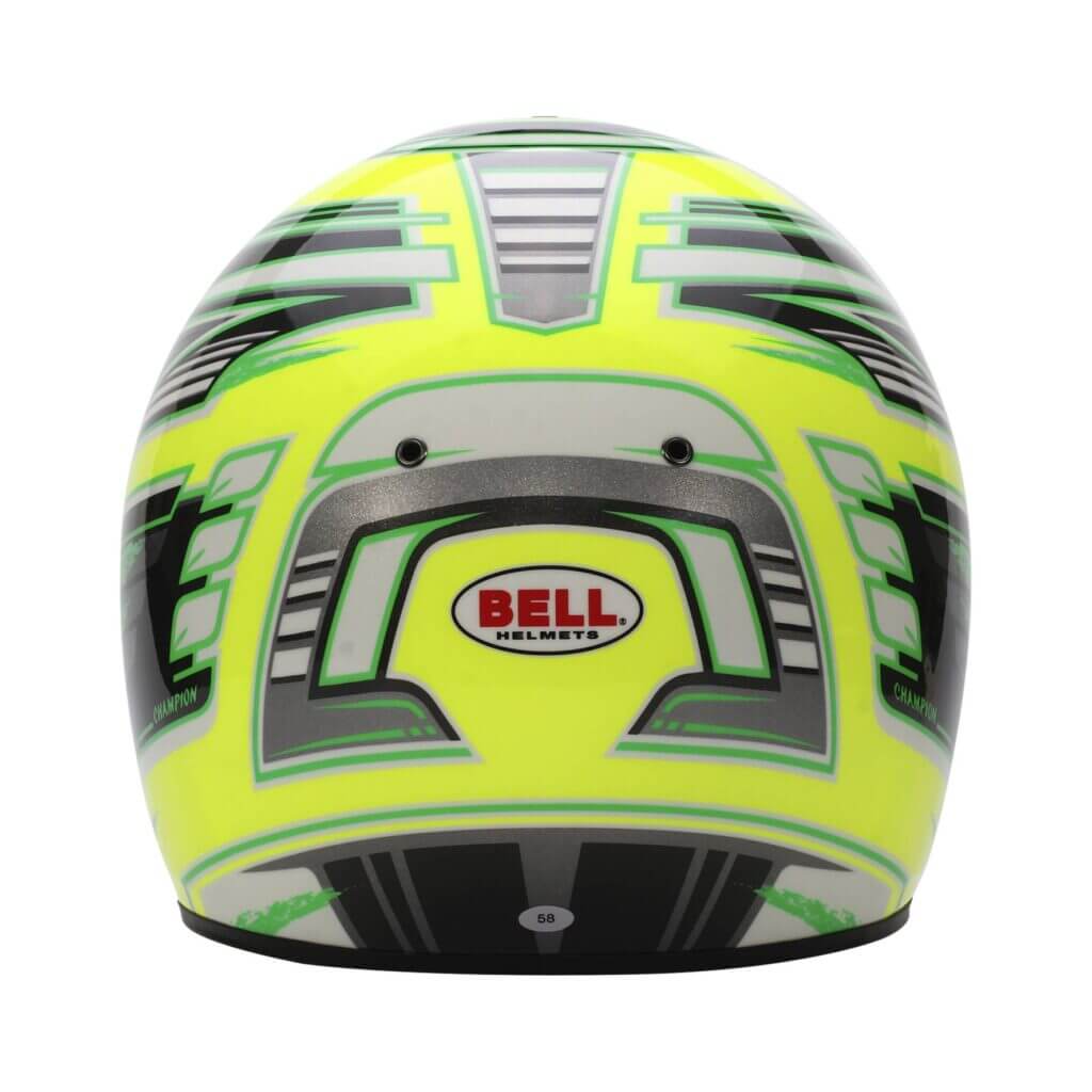 BELL 1311206 Karting Helmet KC7-CMR Champion, Anthracite / Yellow, CMR2016, Size 59 (7 3/8) Photo-2