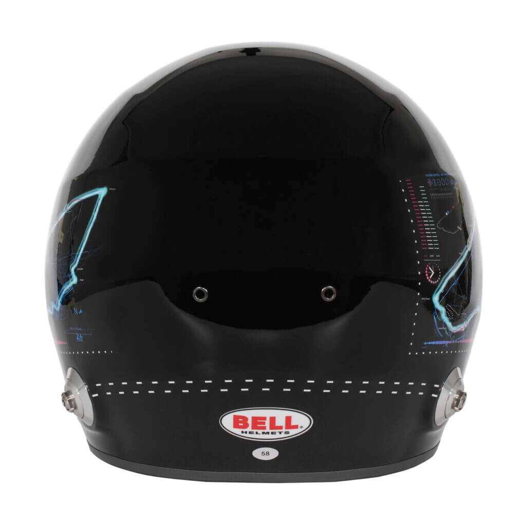 BELL 1341166 Full-Face Helmet GT6 Pro Lemans Edition HANS, FIA 8859-2024 / SA2020, Size 61 (7 5/8) Photo-3