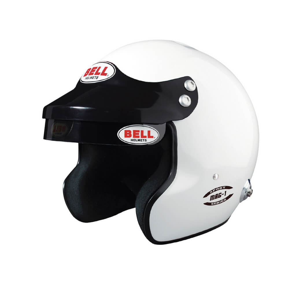 BELL 1426081 Open-Face Helmet MAG-1 HANS, White, FIA 8859-2024, Size S (57-58) Photo-0