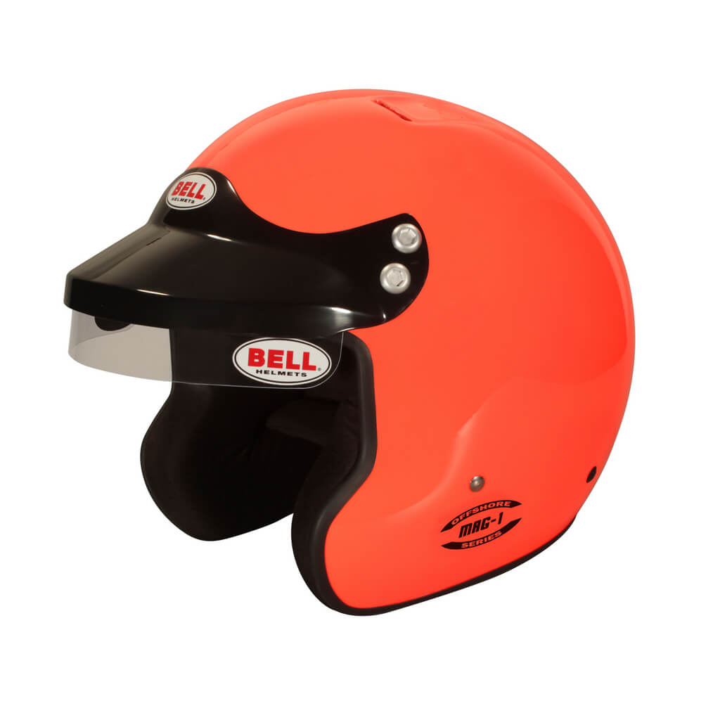 BELL 1426A71 Powerboat Open-Face Helmet MAG-1, Orange, FIA 8859-2024, Size S (57-58) Photo-0