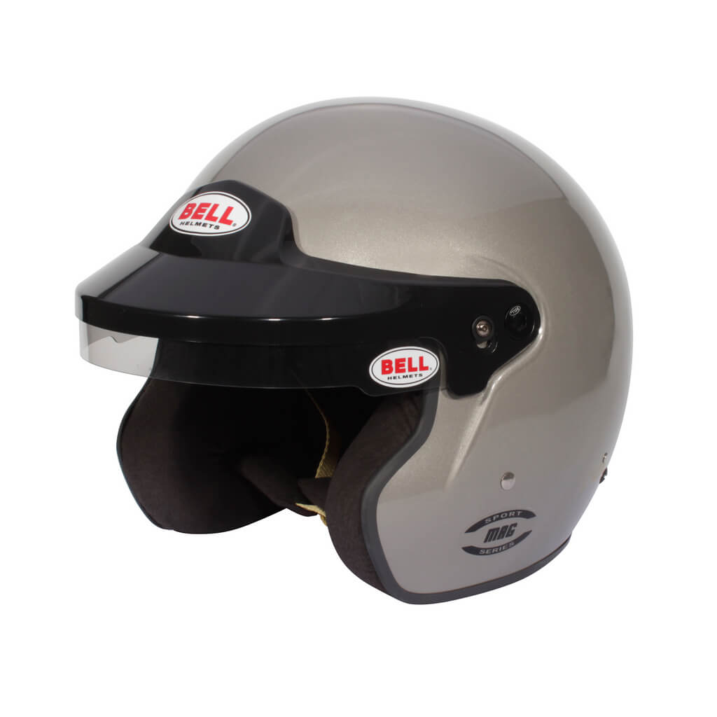 BELL 1435A72 Open-Face Helmet MAG, Titanium Silver, FIA 8859-2024, Size M (58-59) Photo-0