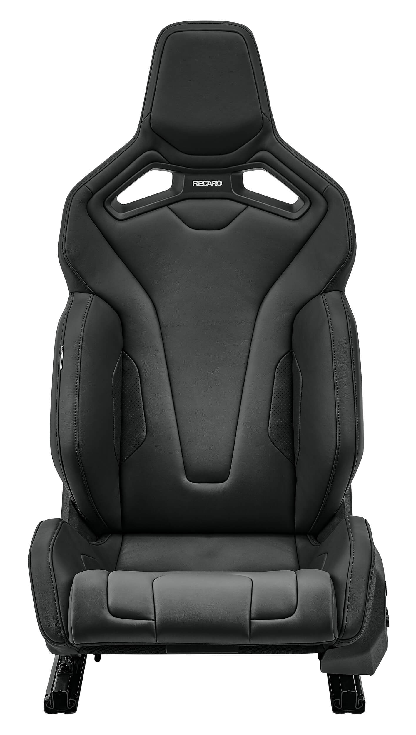 RECARO 633.300.2B48 Sport C Seat, 3 doors, SAB, front passenger, leather black/leather perforated black Photo-1