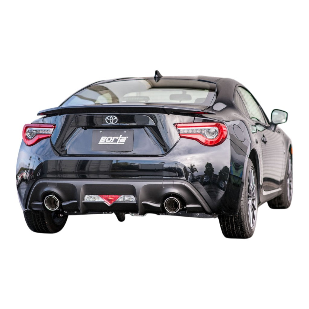 BORLA 11937 Exhaust system Axle-Back (Touring) for SUBARU BRZ 2017-2020 / TOYOTA 86 (ZN6) Photo-1
