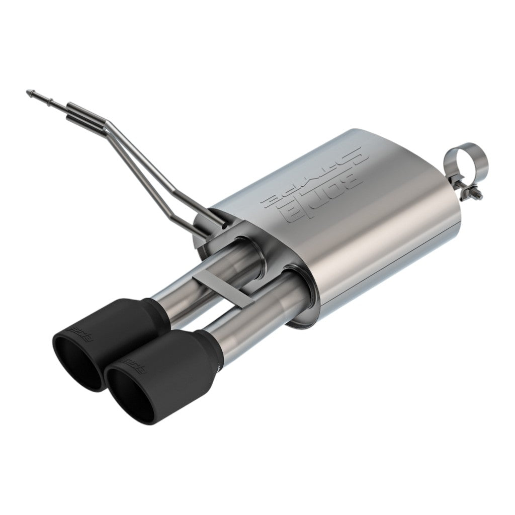 BORLA 11987CB Axle-Back Exhaust 2.5", S-Type (4" Black Coated Tips) for MINI Cooper S 2014-2024 Photo-0