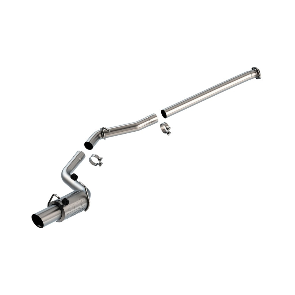 BORLA 140912 Exhaust System Cat-Back 3", ATAK (4.50" Brushed Stainless Steel Tip) for SUBARU BRZ 2022- / TOYOTA GR86 2.4L 2022-2025 Photo-0