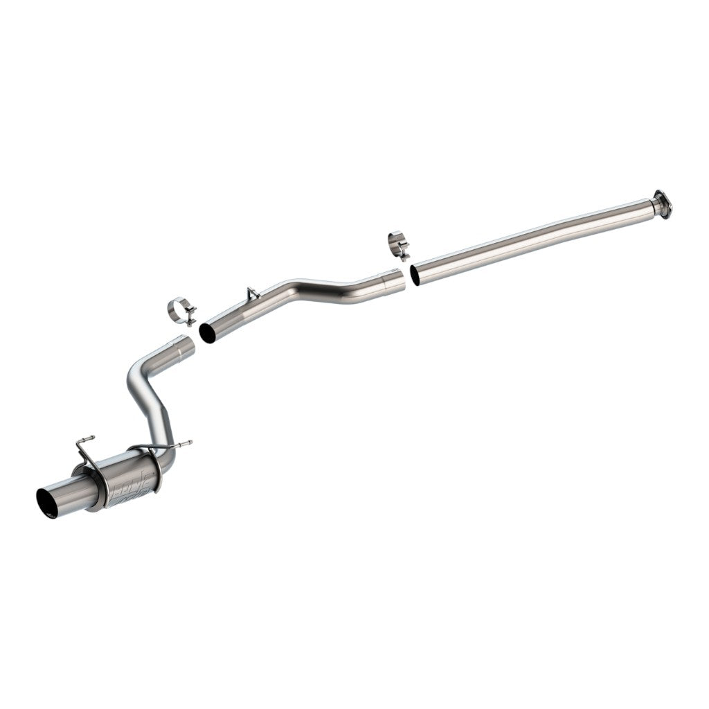 BORLA 140931 Cat-Back Exhaust 3", ATAK (4.5" Brushed Steel Tips) for SUBARU WRX 2.4L 2022-2025 Photo-0