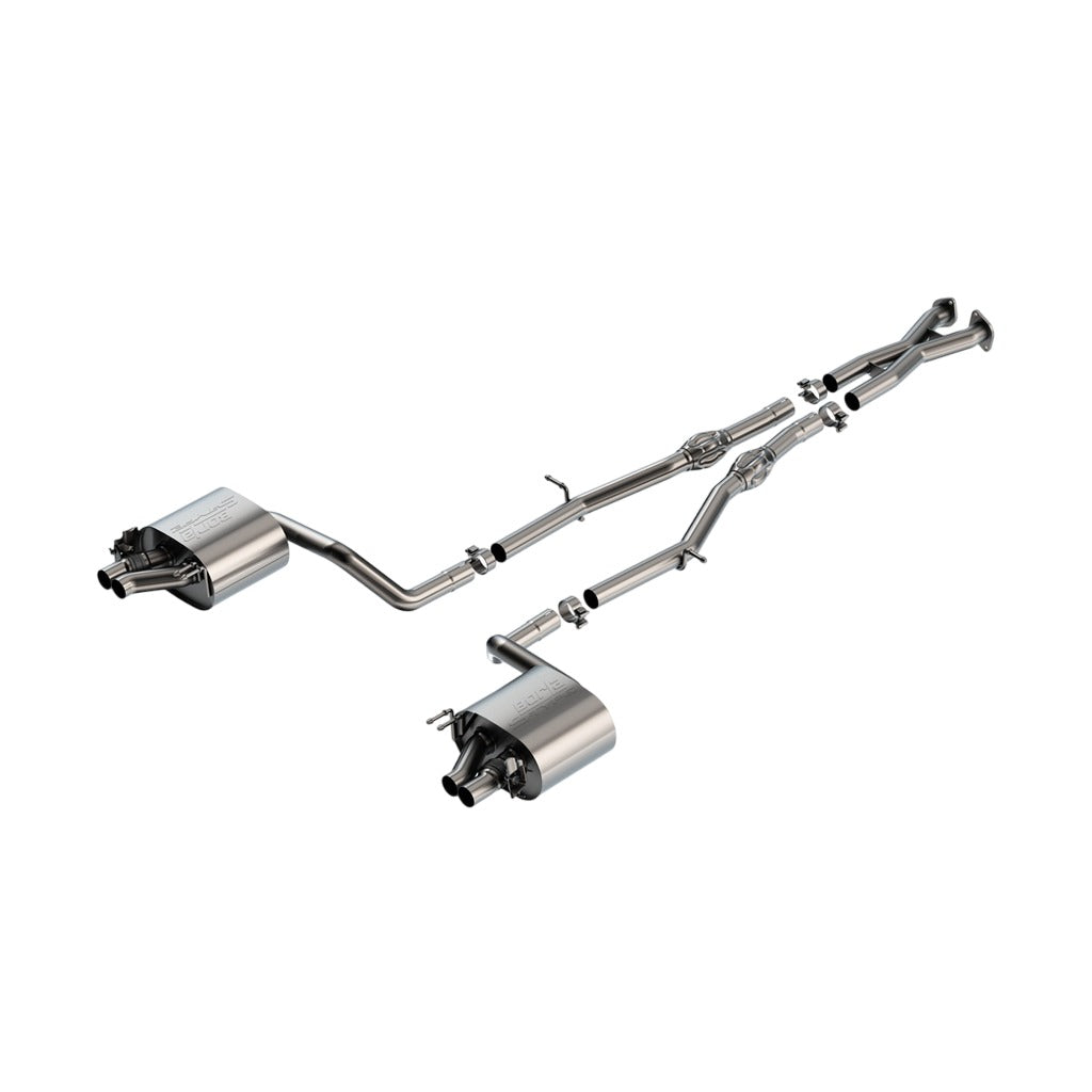 BORLA 141011 Exhaust System Cat-Back 2.25", S-Type (No Tips) for GENESIS G70 3.3L 2022-2025 Photo-0