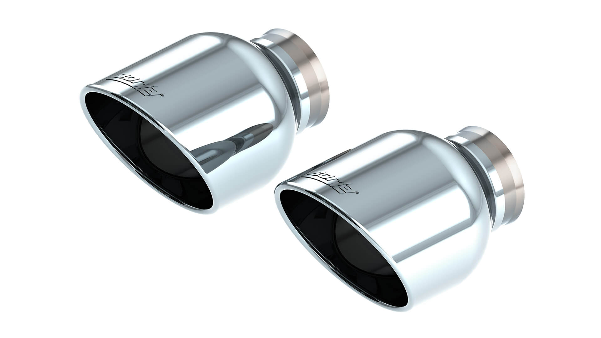 BORLA 60729 Exhaust optional tips (pair) - 5" OUTLET BRIGHT CHROME for CHRYSLER 300C 2023/ DODGE CHARGER '15-'24 Photo-0
