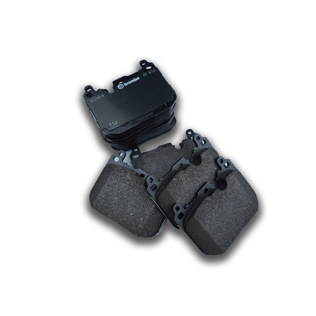 BREMBO 107.C741.10 Front Brake Pads for Brake Kit 1Q1.9612A1 for AUDI S7 (C7) / MERCEDES ML350 (W166) Photo-1