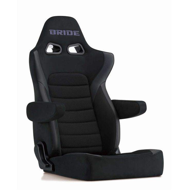 BRIDE E64ASN Reclining Seat Ergoster, Black (No Seat Heater) Photo-0