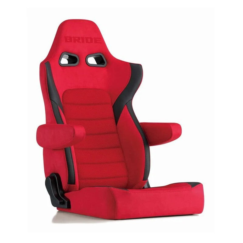 BRIDE E64BSN Reclining Seat Ergoster, Red (No Seat Heater) Photo-0