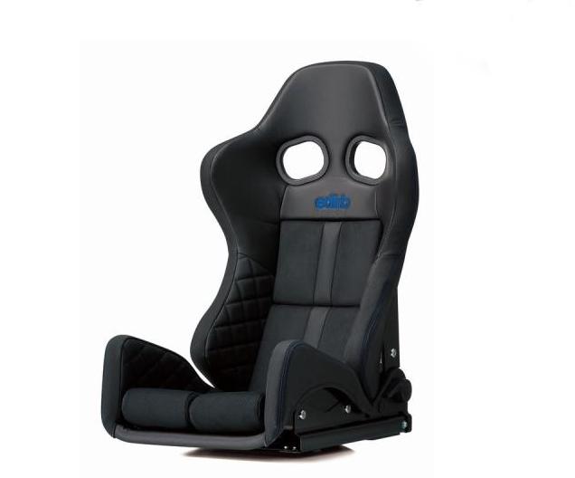 BRIDE G62PCC Reclining seat edirb162 Blue stitch (Carbon shell) Low Photo-0