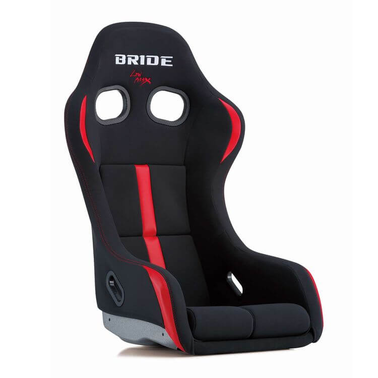 BRIDE HA1BNF Full bucket seat ZETAIV REIMS Black / Red (Silver FRP shell) Photo-0