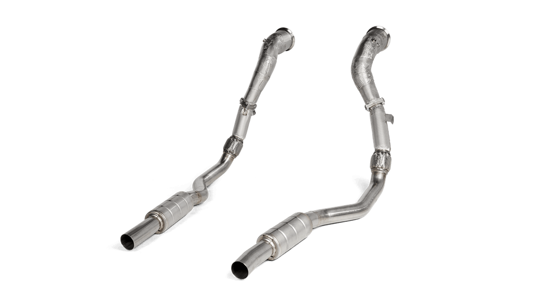 AKRAPOVIC DP/L-AU/SS/1 Downpipe / Link Pipe Set (SS) for AUDI RS6 Avant / RS7 Sportback Performance (C8) OPF/GPF 2023-2024 Photo-0