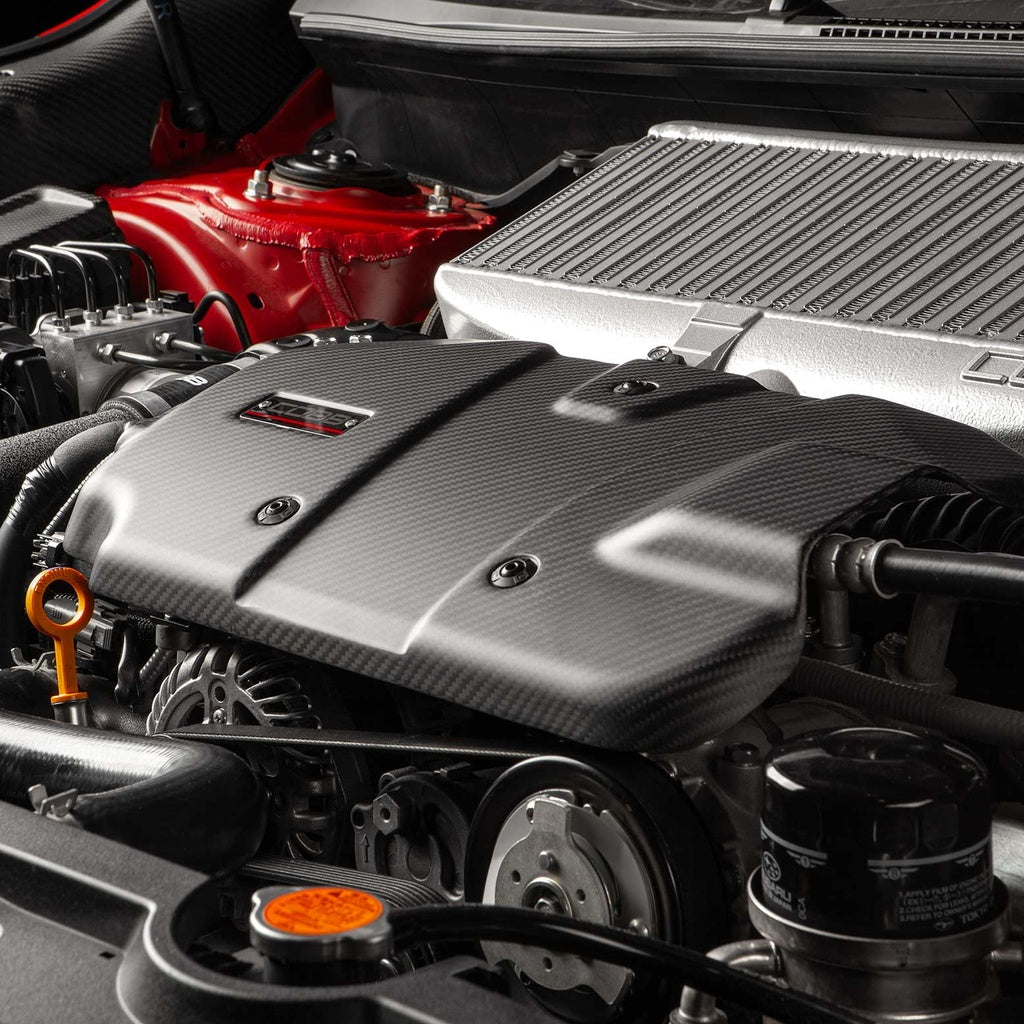 COBB 446610-RMC Engine Cover Redline (Carbon Fiber / Matte) for SUBARU WRX (VB) 2022- Photo-4