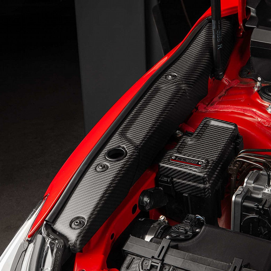 COBB 746170-RMC Fender Shrouds Redline (Carbon Fiber / Matte) for SUBARU WRX (VB) 2022- Photo-8