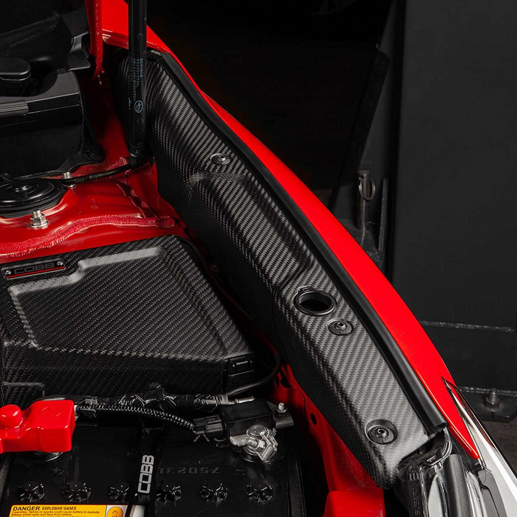 COBB 746170-RMC Fender Shrouds Redline (Carbon Fiber / Matte) for SUBARU WRX (VB) 2022- Photo-6