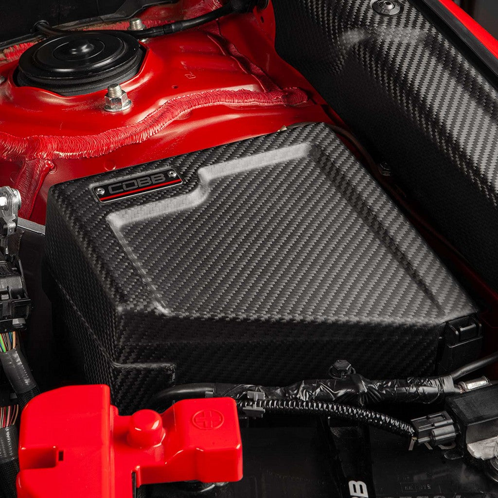 COBB 846665-KIT-RMC Fuse Cover Kit Redline (Carbon Fiber / Matte) for SUBARU WRX (VB) 2022- Photo-4