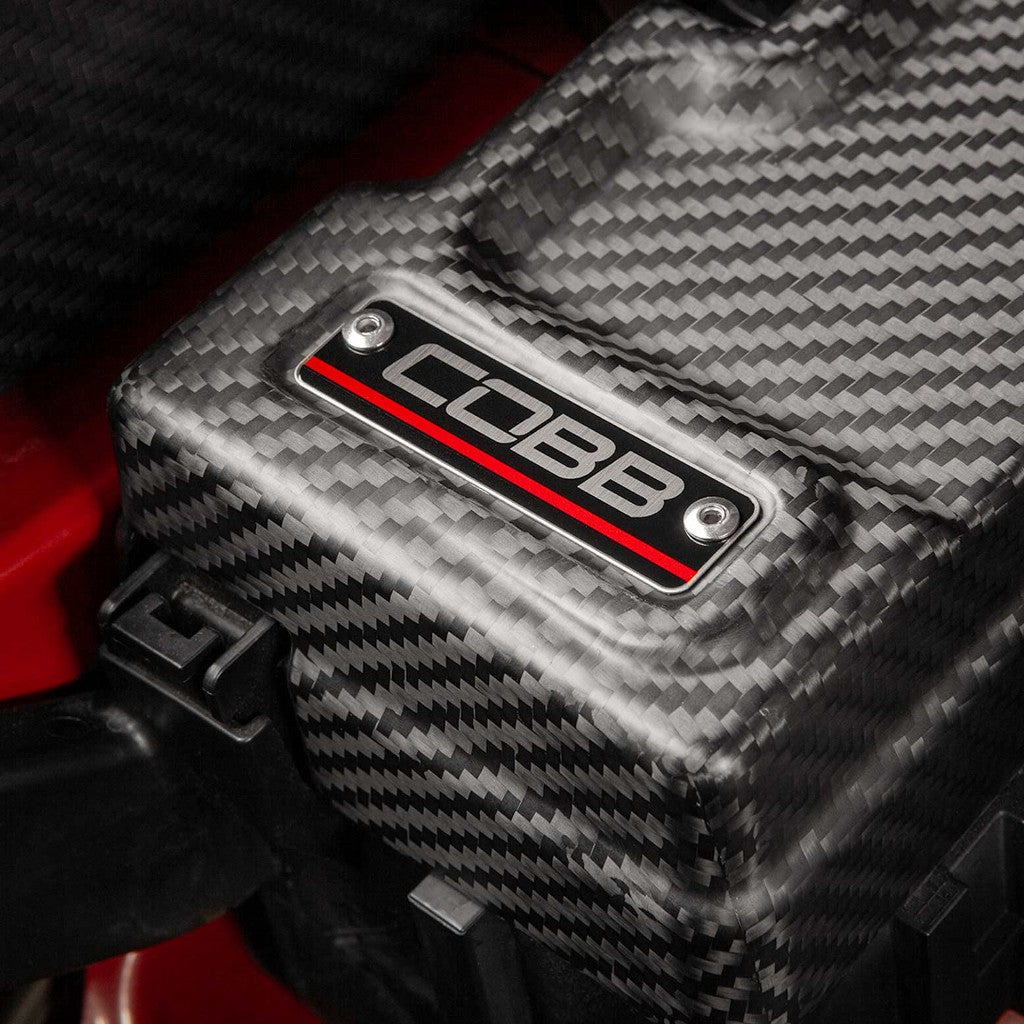 COBB 846665-Pass-RMC Fuse Cover Passenger Side Redline (Carbon Fiber / Matte) for SUBARU WRX (VB) 2022- Photo-5