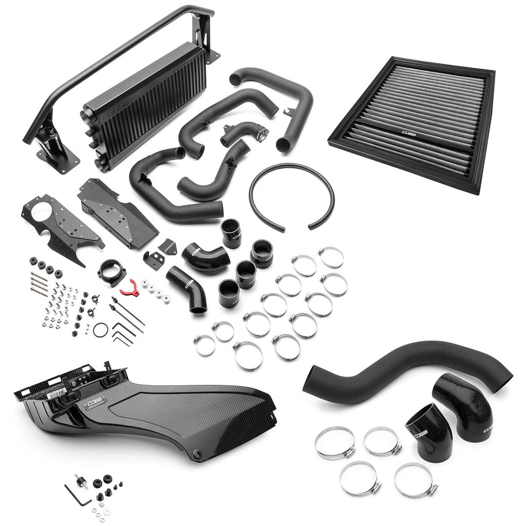 COBB SUB006FMICRED-BK Front Mount Intercooler and Intake Package (Black) for SUBARU WRX (VB) 2022- Photo-0
