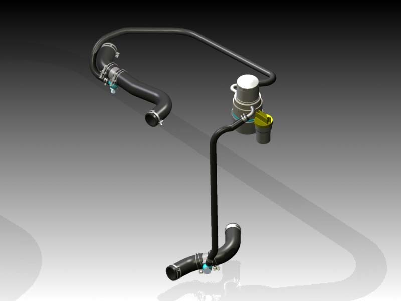 CUSCO 6A5 012 A Engine oil cooler for SUBARU WRX S4 Photo-2