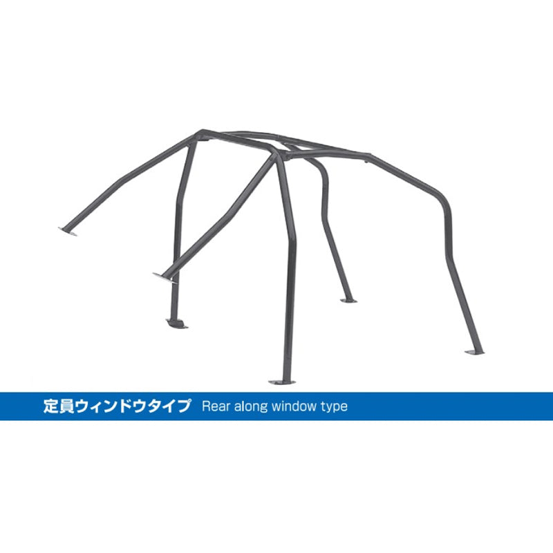 CUSCO 230 290 B20 Roll cage SAFETY 21 along window (6 point, 4/5 passenger, through dash) for NISSAN Skyline GT-R (R32) Photo-0