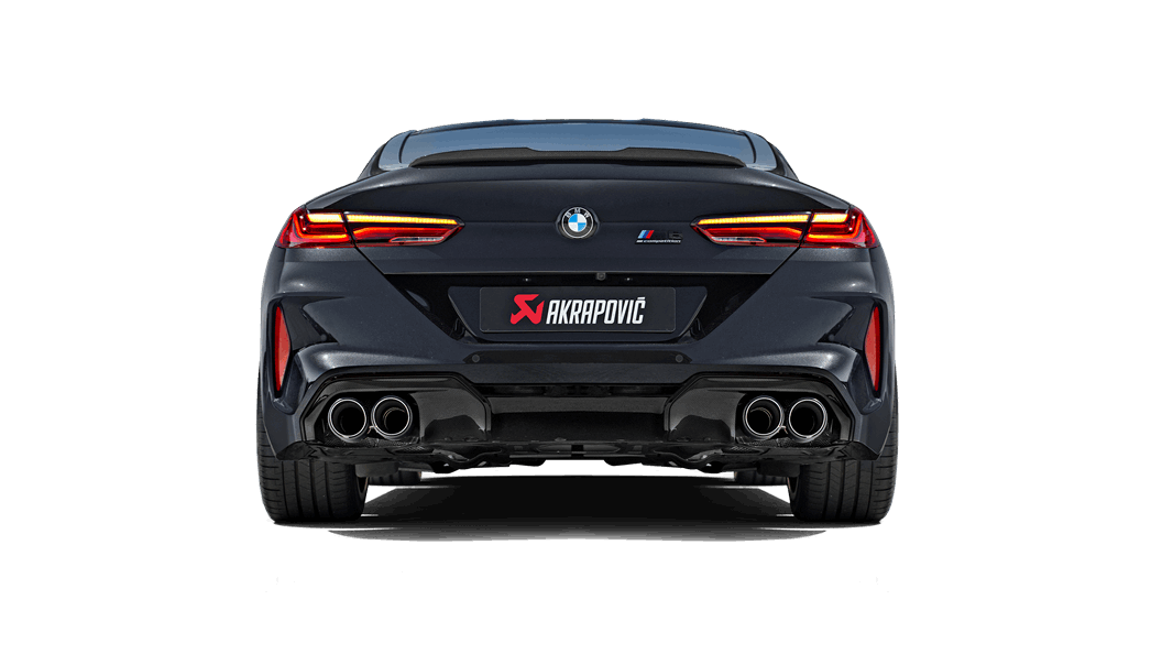 AKRAPOVIC S-BM/T/22H Slip-On Line (Titanium) for BMW M8 / M8 Competition (F91/F92) OPF/GPF 2021-2024 Photo-2