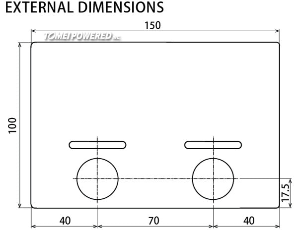 TOMEI TB201A-0000A OIL PAN BAFFLE PLATE UNIVERSAL Photo-4